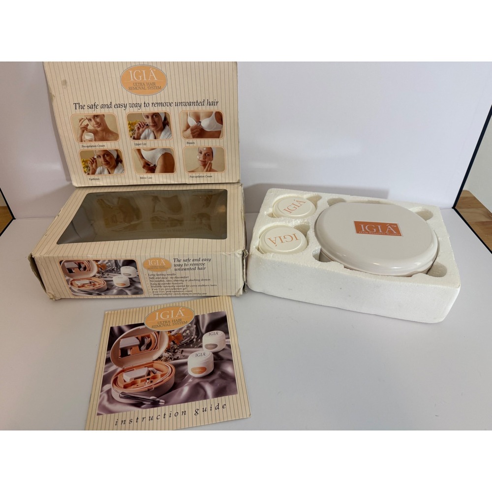 IGIA Ultra Hair Removal System Model BM4020 Vintage Electrolysis Kit with Box